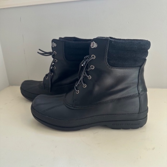 Sperry Cold Bay Thinsulate Duck Boot - All Black - US 12 NWOT - Picture 14 of 14
